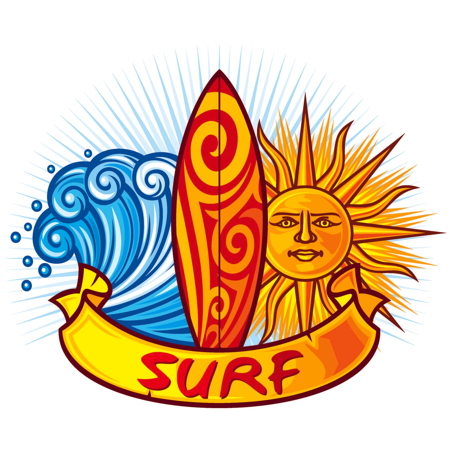 Sun, Surf, Board