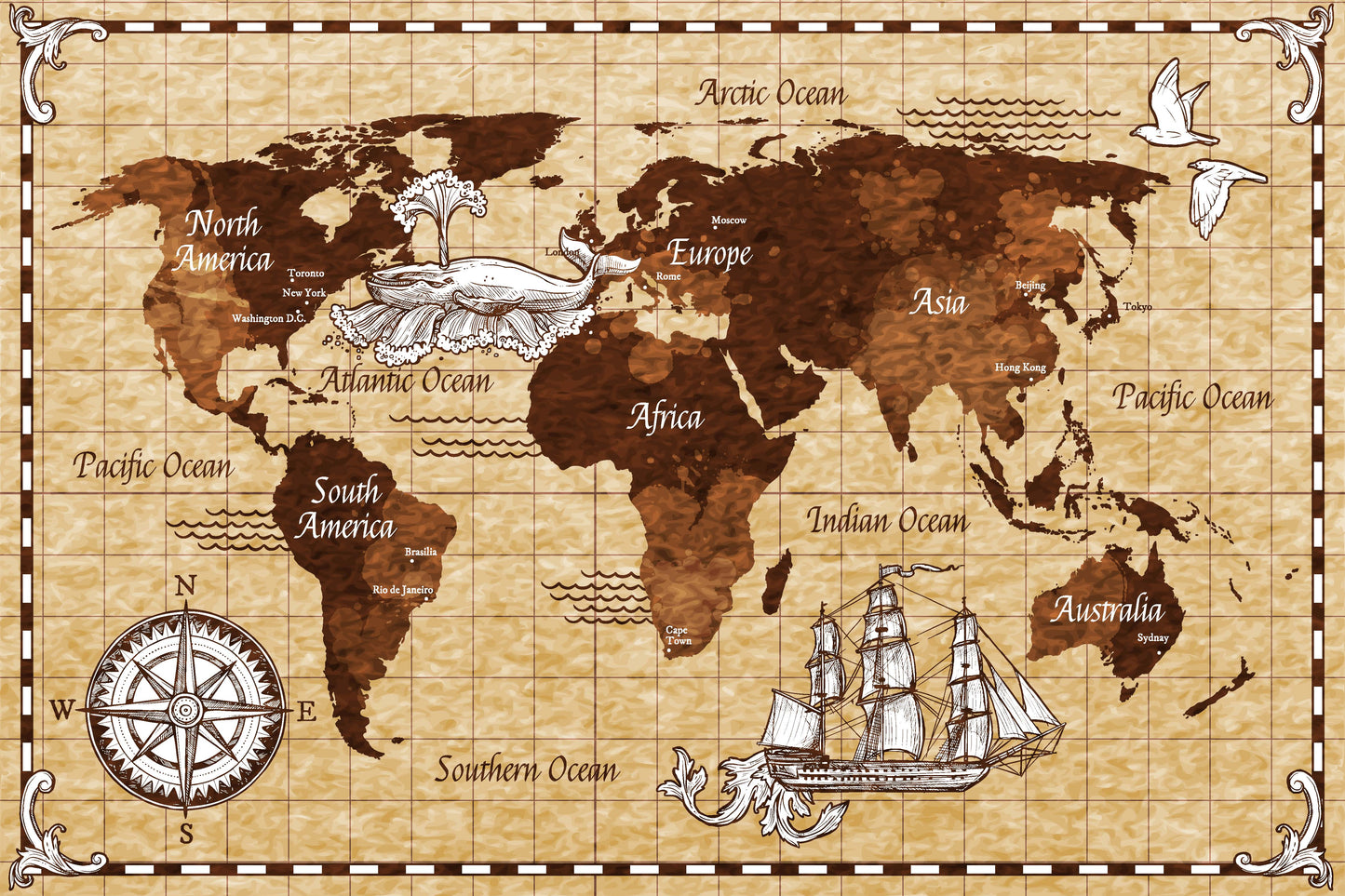 Ye Olde Worlde Map