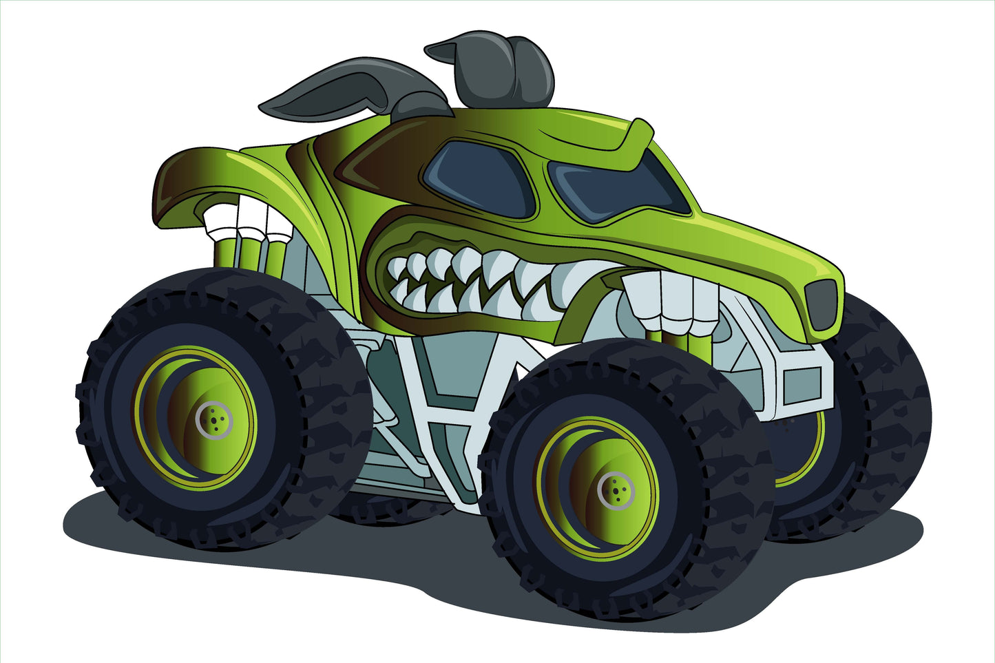 Green Monster Truck