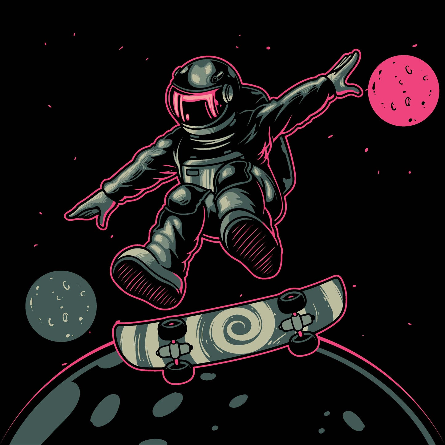 Skating Astronaut